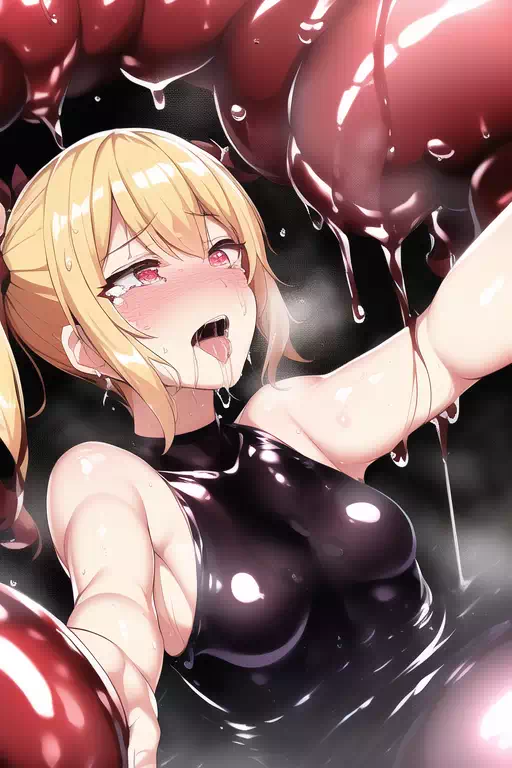 触手と女の子86