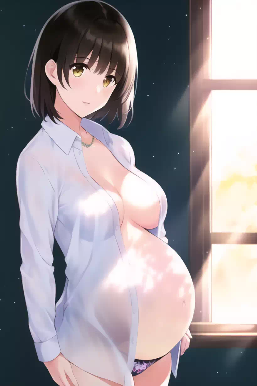 {novel ai}saekano naked shirt