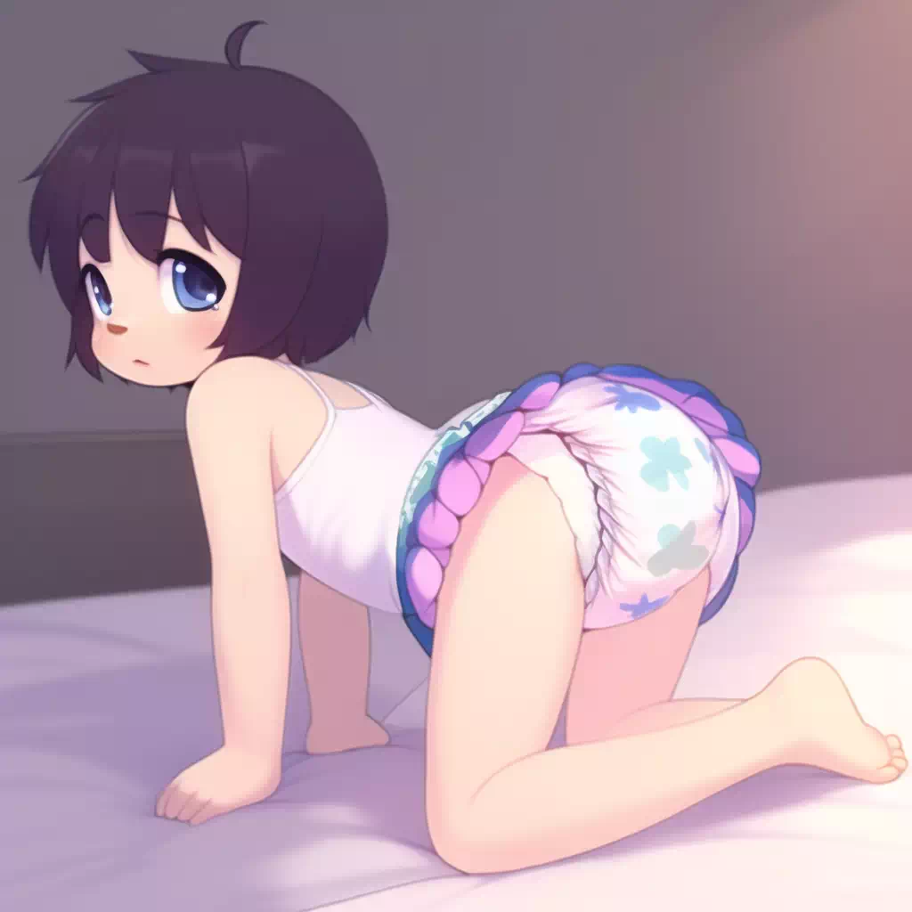 Cute AI Diaper Girls