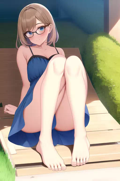 Novel-AI： Glasses girls