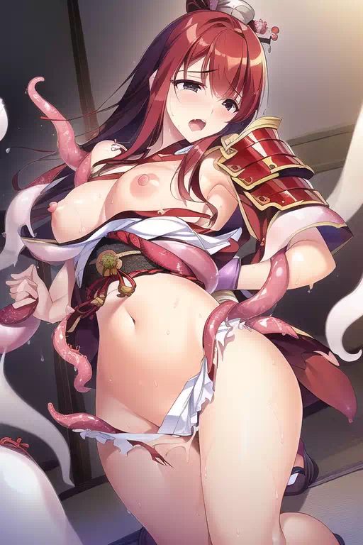 【AI】和風ビキニアーマーさん　その16