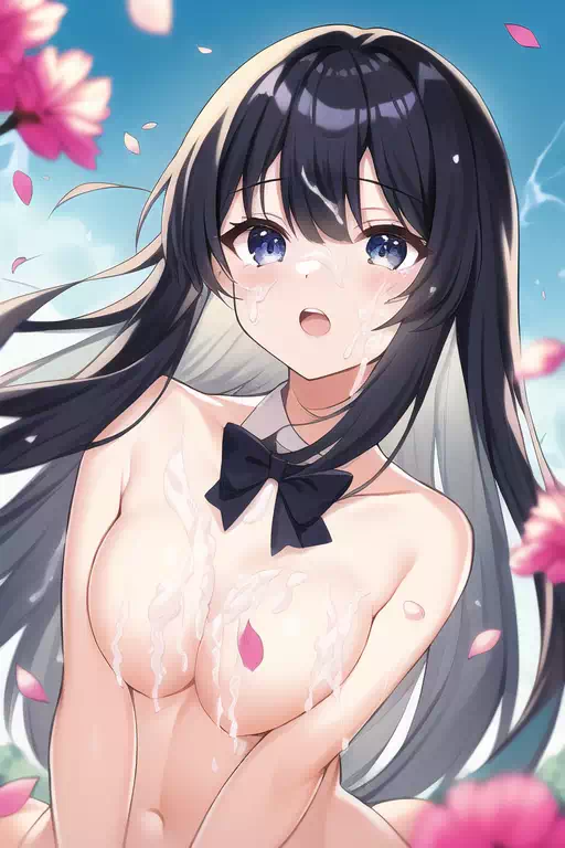 出された量の多さに口を開けて驚いてしまう女の子