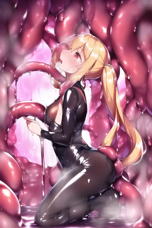 触手と女の子198