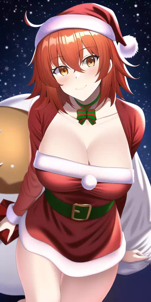 NovelAIでサンタクロースコスのぐだ子と子作りセックスした