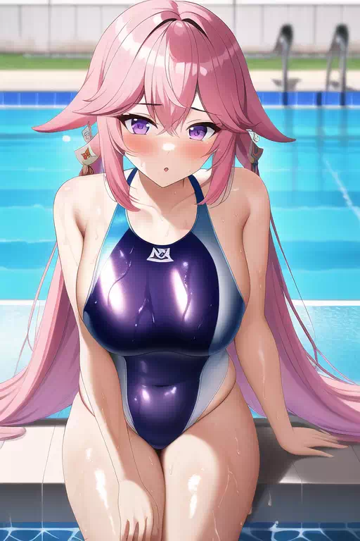 Swim with Yae Miko (1)