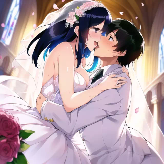 NovelAI 純愛イチャラブあまあま結婚式イラストまとめ