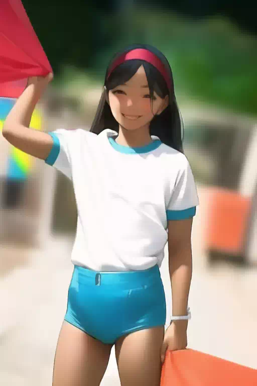 ブルマ体操服　裸差分